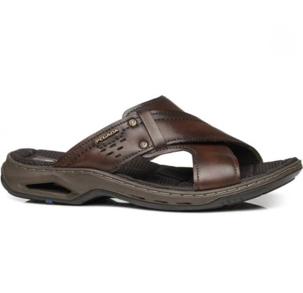 Zapatilla Pegada Dual Density Marrón