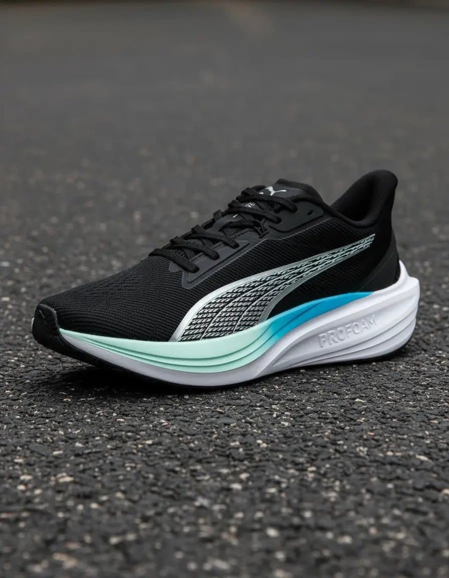Puma Darte Pro Negro/Celeste - foto 2