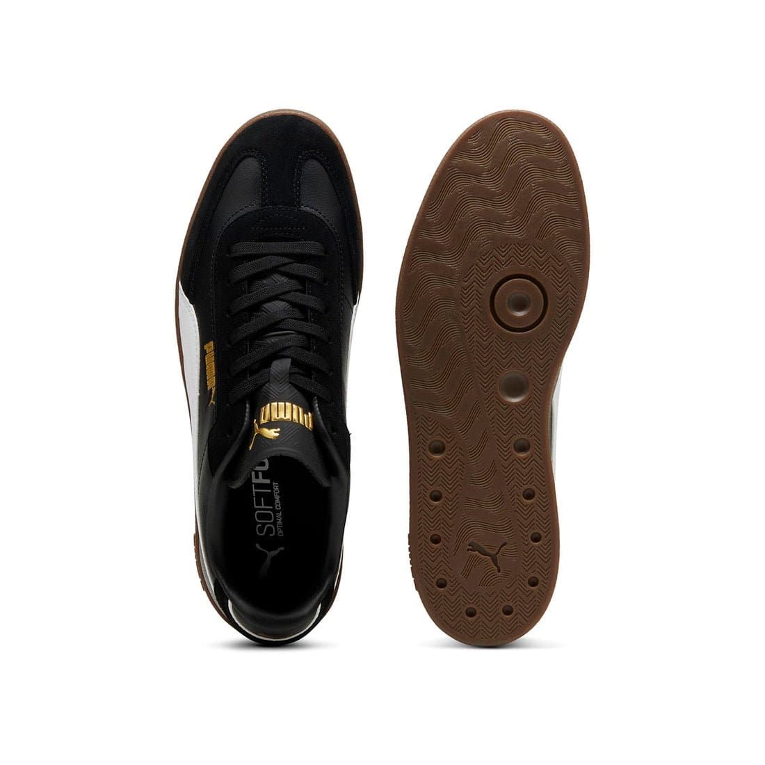 PUMA Club II Gamuza unisex Negro/Blanco - foto 4