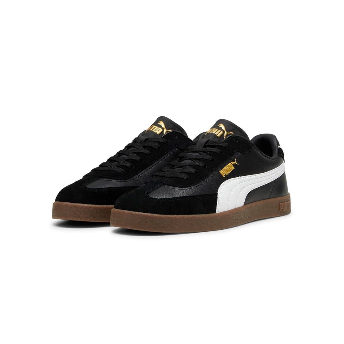 PUMA Club II Gamuza unisex Negro/Blanco - foto 2