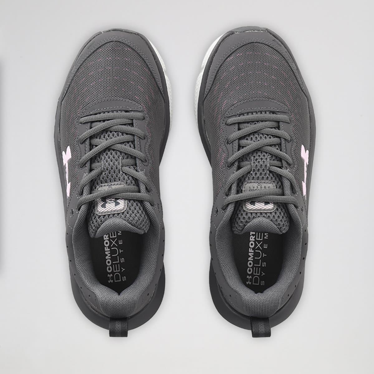 Under Armour Charged Assert 10 Gris/Rosa - foto 4
