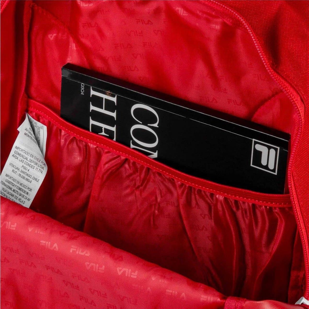 Mochila Fila Basic Outline Rojo - foto 3