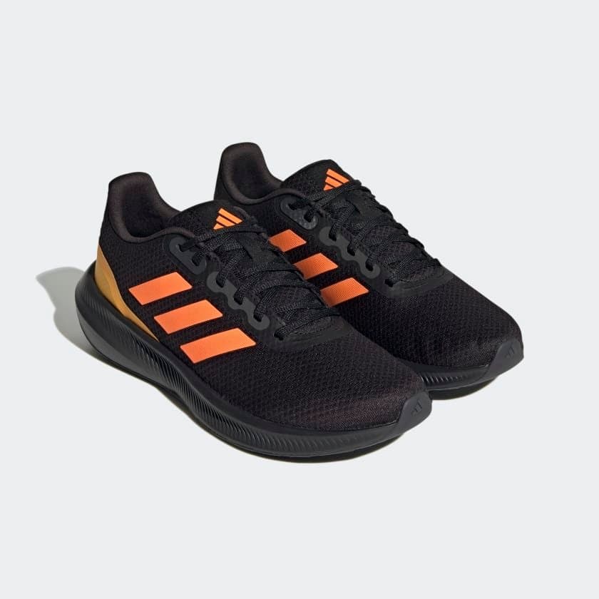 Adidas Runfalcon 3.0 K Negro/Naranja - foto 3