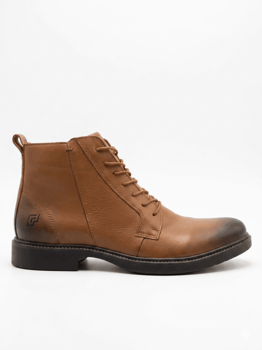 Bota Freeway Cuero Ladrillo