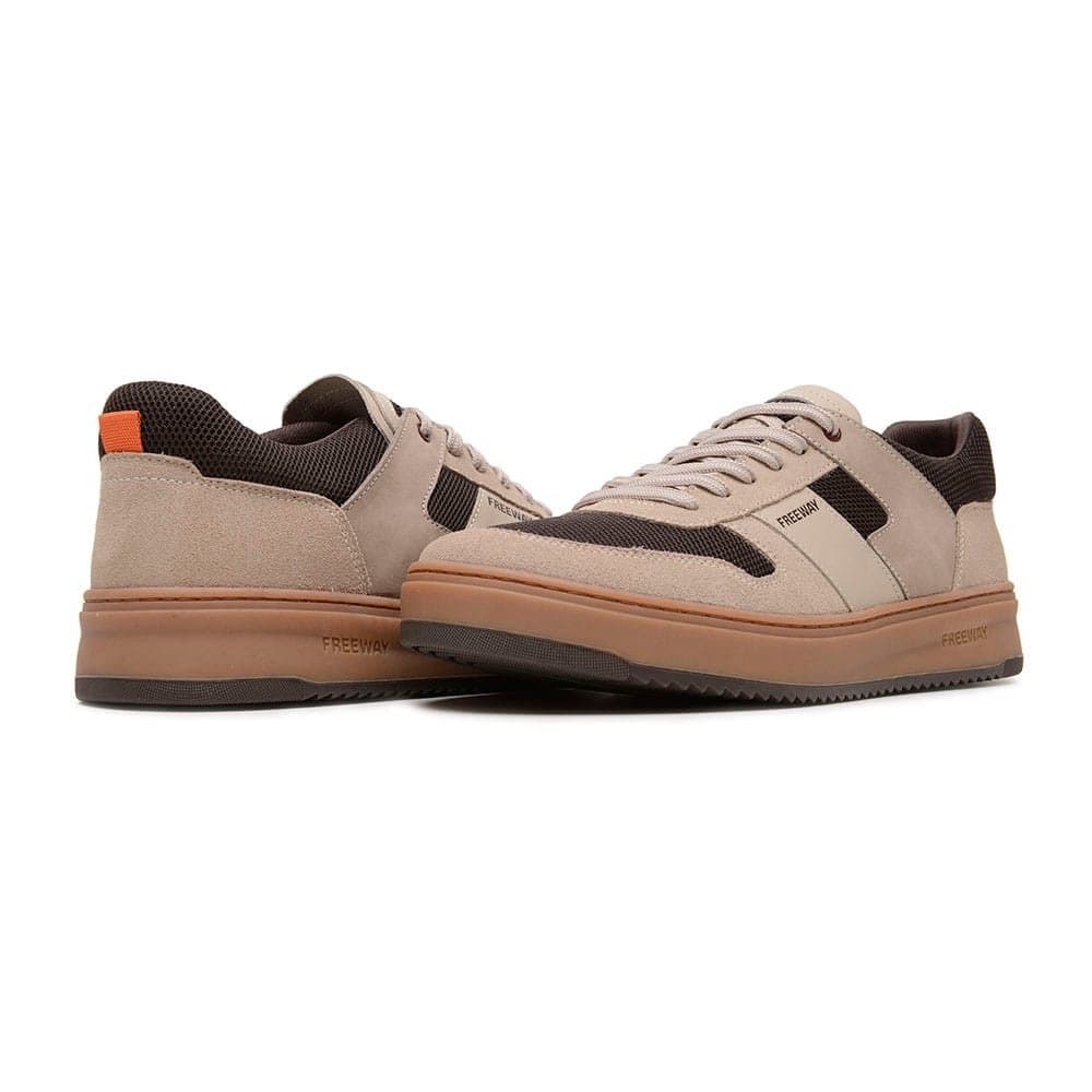 Zapatenis Freeway Bicolor Evo Beige/Marrón - foto 2