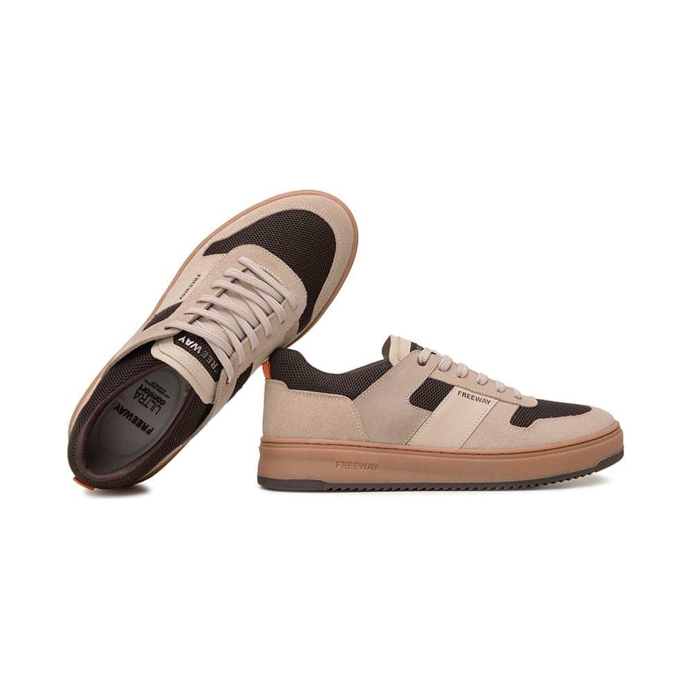Zapatenis Freeway Bicolor Evo Beige/Marrón - foto 4