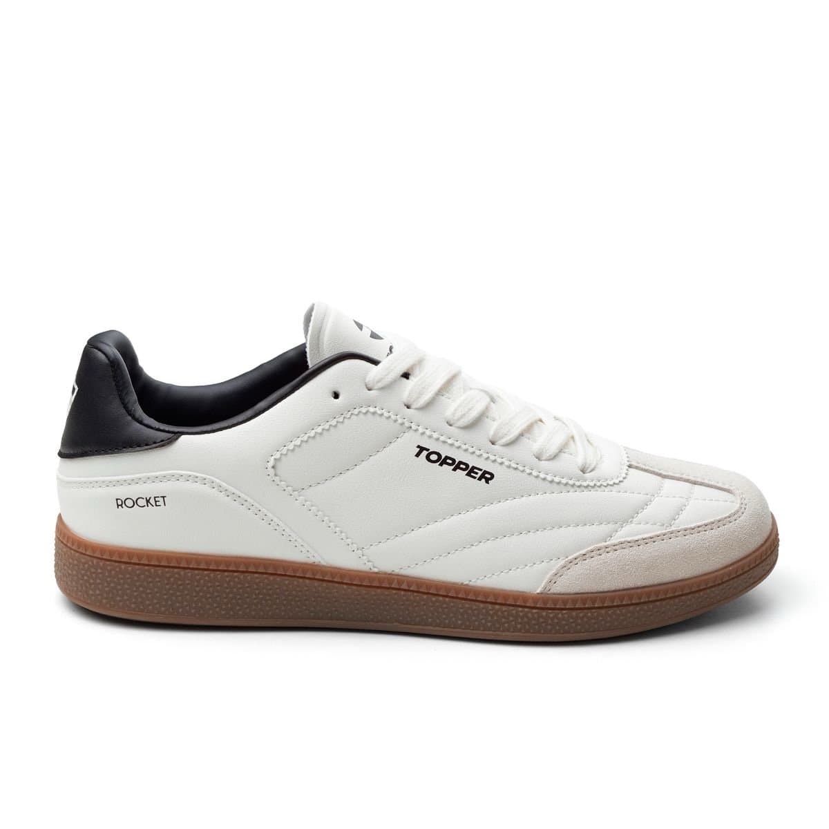 Calzado Topper Rocket Beige/Negro - foto 4