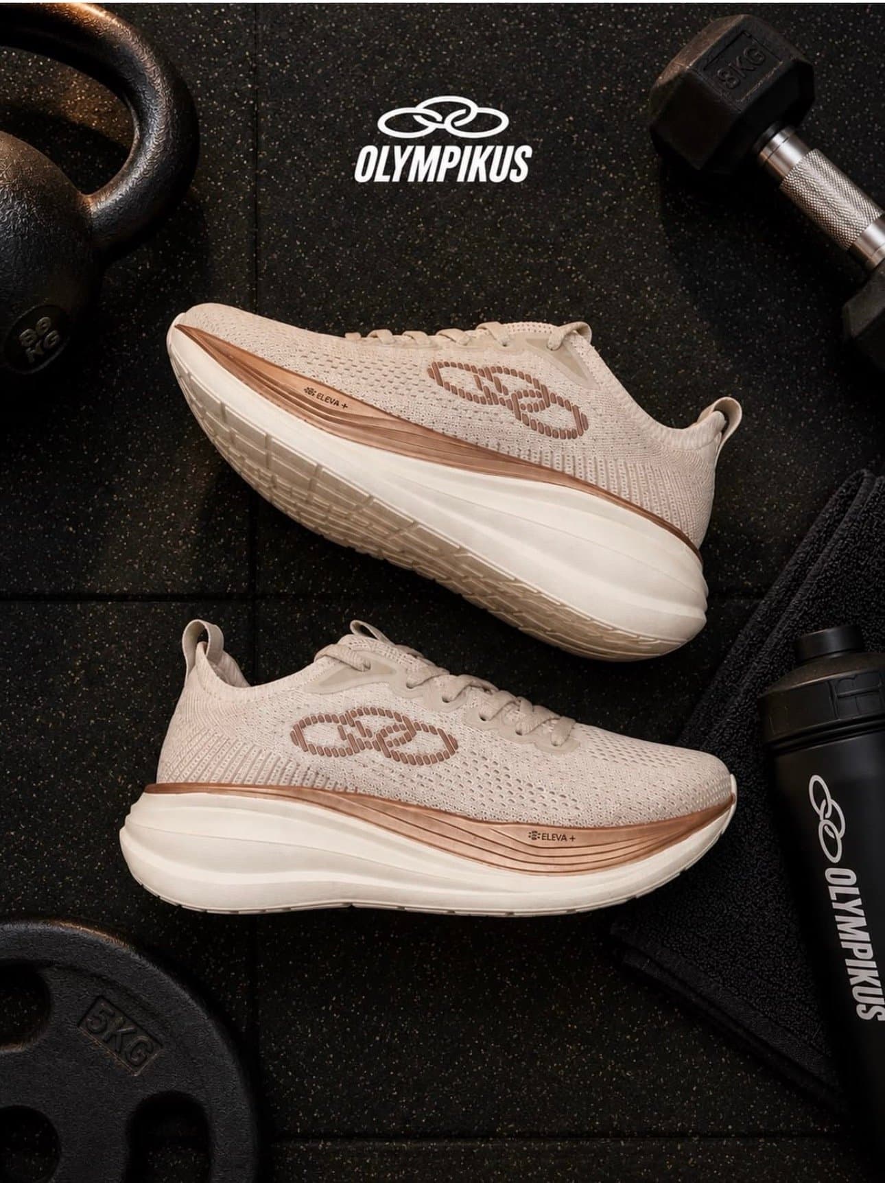 Olympikus Femenino Atalho Beige - foto 3