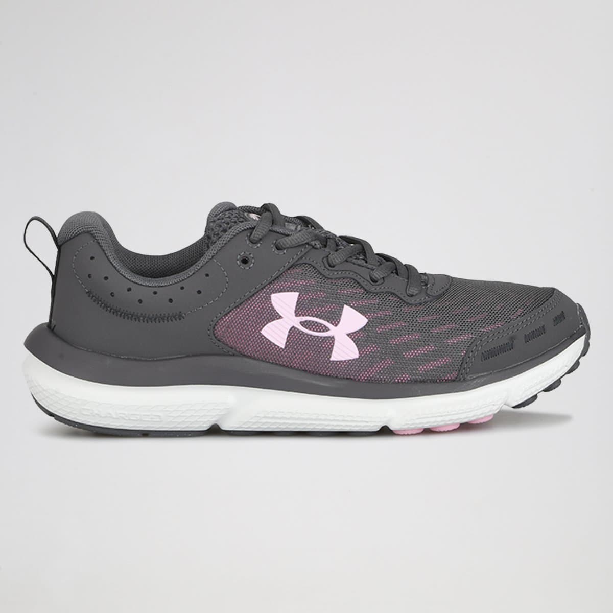Under Armour Charged Assert 10 Gris/Rosa